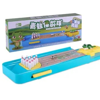 

Mini Table Bowling Games Table Desktop Frog Launcher Board Games Parent-child Interactive Games Children's Toys