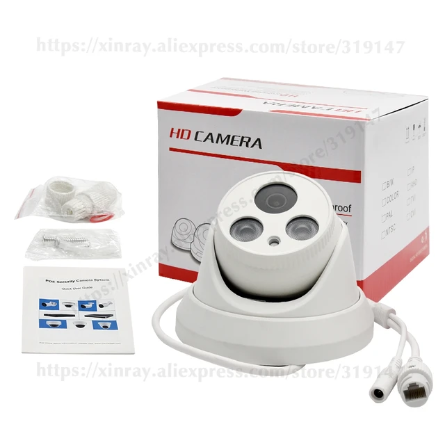 Hikvision Compatible 5MP Dome POE IP Camera 8MP Security CCTV Camera ColorVU IR 30m ONVIF H.265 P2P Plug&play Security IPC 6