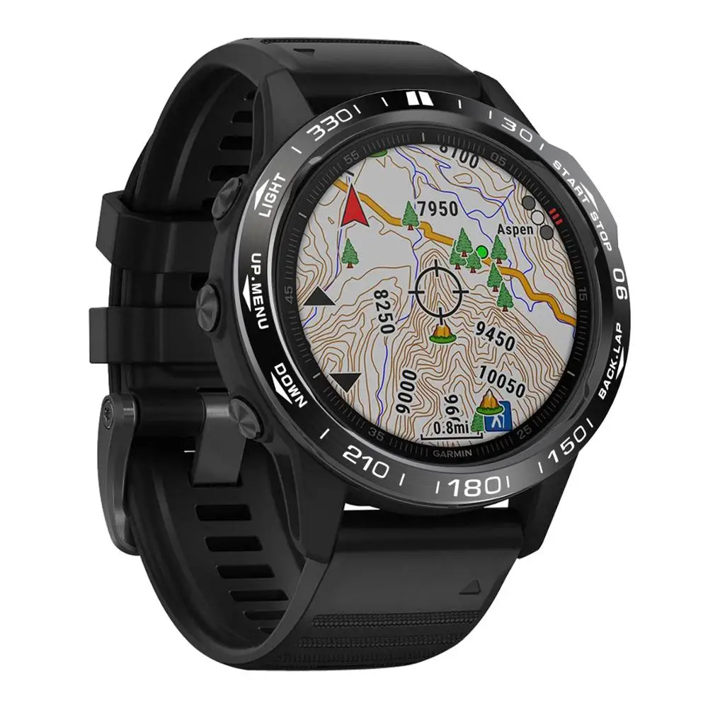 Фото Рамка для стайлинга для Gamrin Fenix 6/6 Pro Sapphire с защитой от царапин №5