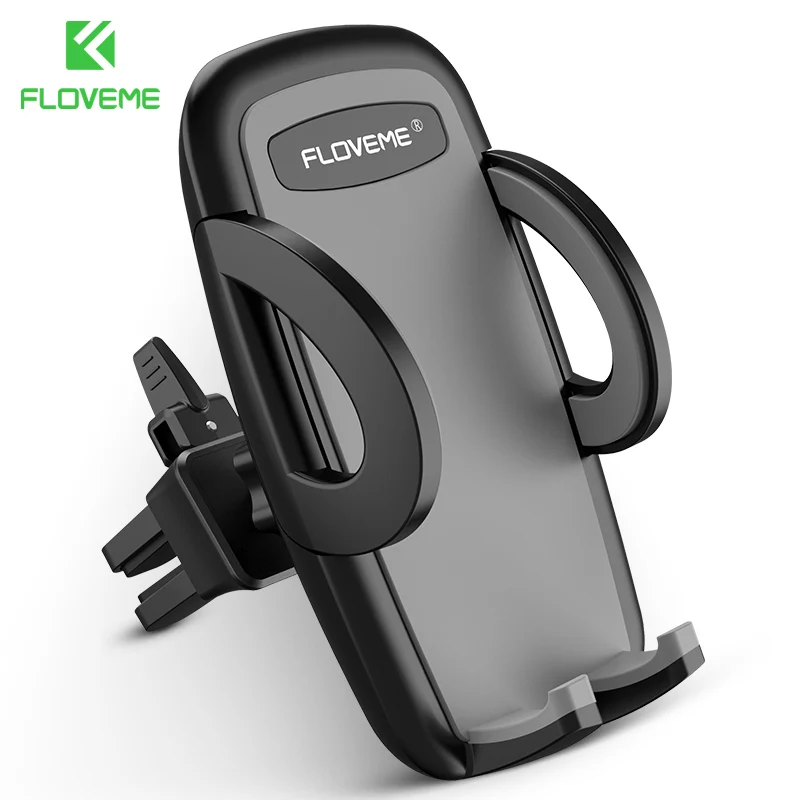 Air Vent Mount Крепление для телефона роскошный Автомобильный держатель для телефона iPhone X XS 8 7 Plus лобовое стекло Автомобильное Крепление Телефон стоячая подставка автомобиль для samsung S9Telefon Tutucu держатель для телефона - Цвет: Air Vent Mount