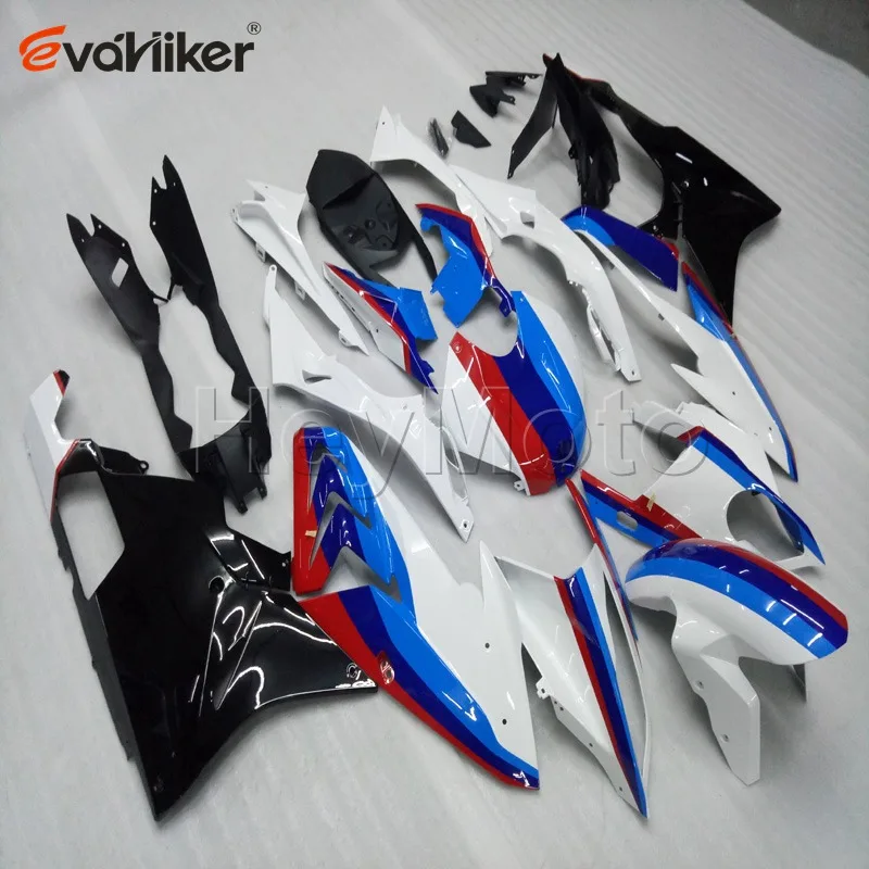 Капот мотоцикла на заказ для 1000RR ABS Пластиковый обтекатель мотоцикла+ 5 подарков+ окрашенный белый синий - Цвет: B