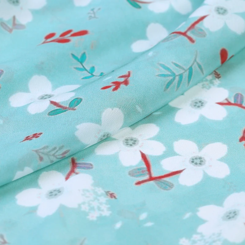 Шелковая ткань шириной 114 см 14 мм натуральный шелк крепдешин ткань Telas тканевое платье рубашка юбка Материал свежая настоящая ткань