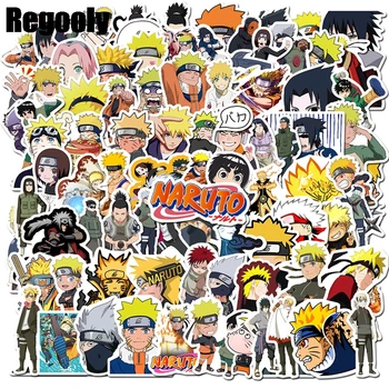 

100pcs Naruto Stickers paster Cartoon characters anime movie funny decals scrapbooking diy phone laptop waterproof decorations