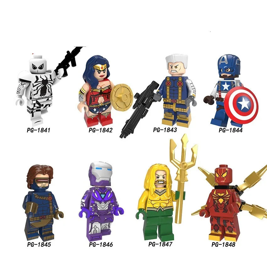 figuras lego vengadores