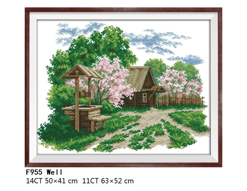 joy sunday cross stitch print canvas for embroidery kit count cross stitch needlework cross stitch Threads embroidery needles (2)