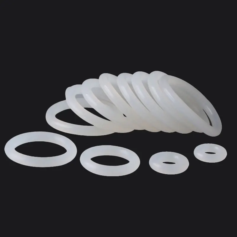 250PCS White/Balck NBR Seal Ring Kit Thickness 1 / 2mm Nitrile Rubber NBR O-Ring Gasket Sealing Ring O Rings Rubber Kit Set