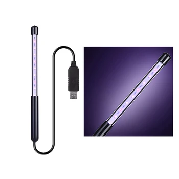 

Portable LED Ultraviolet Germicidal Lamp 3W 5W 5V USB Powered Handheld UVC Light Stick Disinfection Ultraviolet Mites Lights