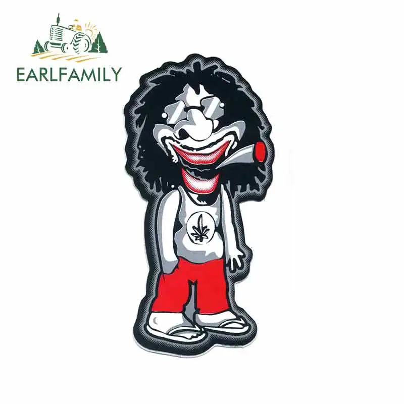EARLFAMILY 13 см x 7 1 автомобильные наклейки Боб Марли Регги Раста курительная
