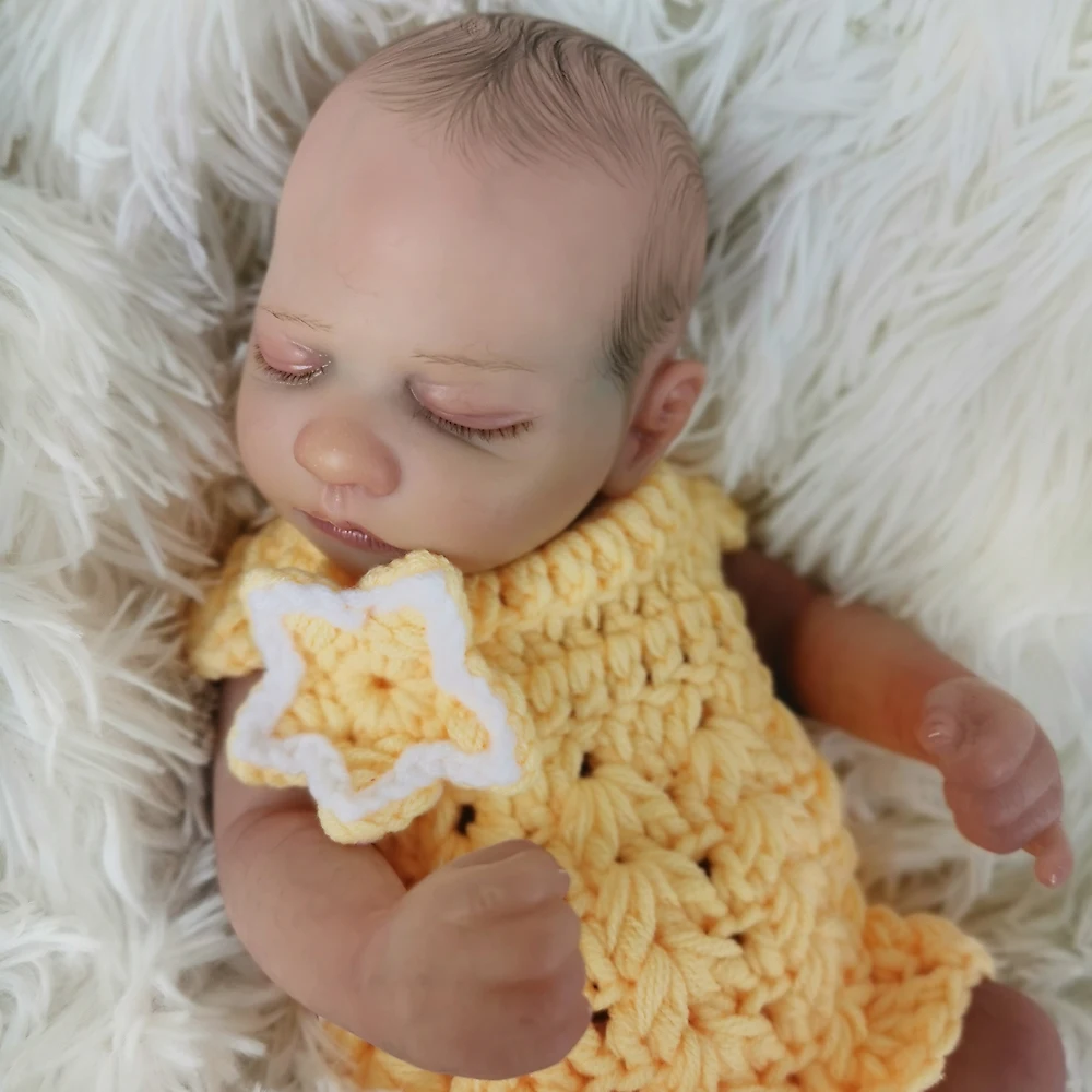 OtardDolls Mini bebe Reborn Baby Doll 10 дюймов 25 см полный корпус кремния винил детские живые игрушки подарок для девочек детский подарок