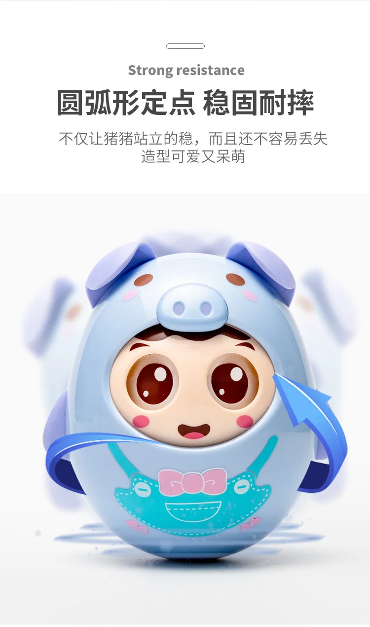 Детская музыкальная игрушка с изображением поросенка для детей 3-6-12 месяцев, для детей 0-1 лет, большие развивающие игрушки для детей 7-8 лет