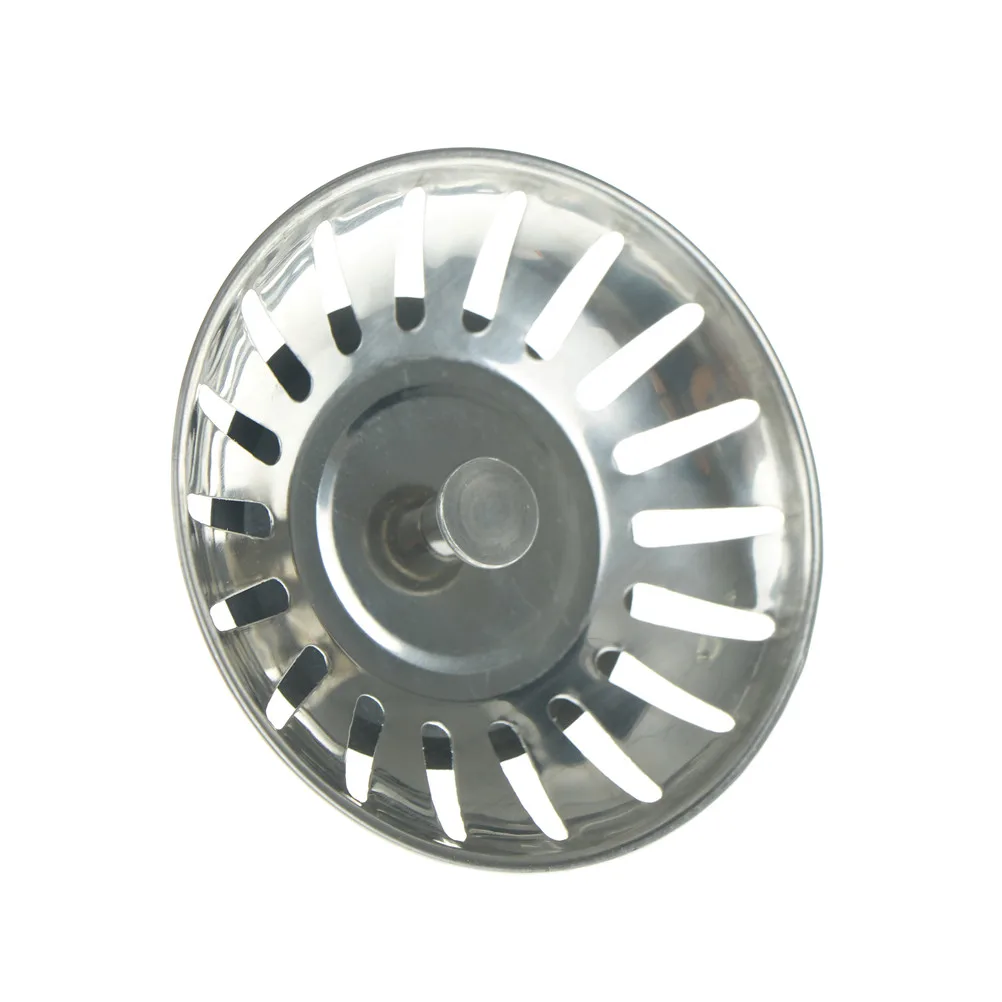 

Stainless Steel Sink Drain Mesh Stopper Basket Strainer Filter Waste Plug