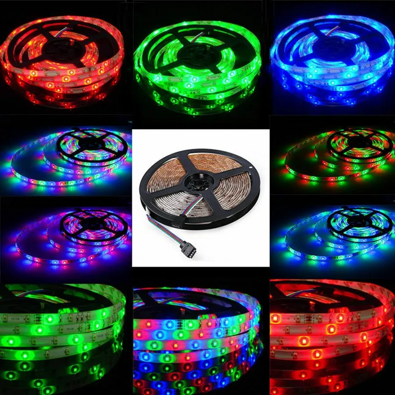 10 м 32FT 3528 Водонепроницаемая SMD RGB 600 светодиоды светодиодный светильник полосы 44Key ИК-пульт дистанционного управления Управление праздничное освещение