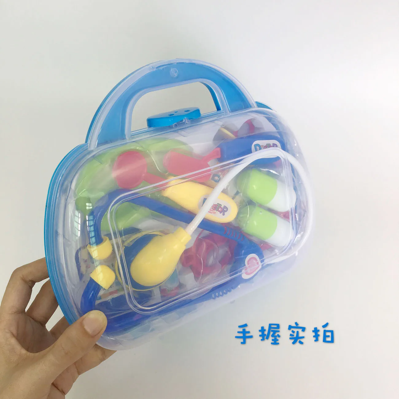 Chenghai детский игровой дом доктор игрушечный набор врача 11 шт. портативная коробка игровой шприц