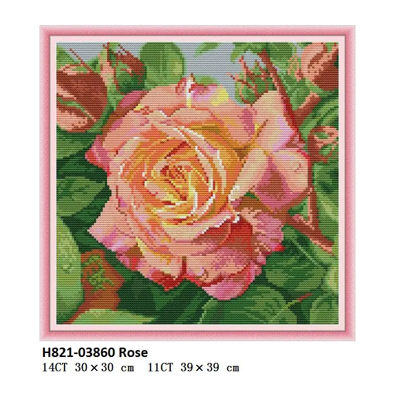 Cross Stitch H821 Joy Sunday Счетный крест для рукоделия Набор для вышивки DMC Набор для вышивки крестом Aida ткань напечатанная на холсте настенный домашний декор - Цвет: Cross Stitch H821