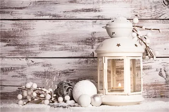 

SHENGYONGBAO Vinyl Custom Photography Backdrops Prop Christmas day and Wood Planks theme Photo Studio Background M191108-2733