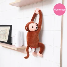 Коробка для салфеток Pippi обезьяна бумажная коробка для салфеток милый мультфильм Животные автомобиль бумажные ящики салфетки держатель