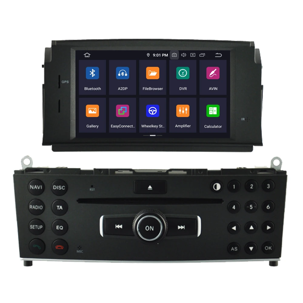 Best RoverOne Car Multimedia Player For Mercedes Benz C Class W204 C180 C200 C220 C230 C240 C250 C280 C300 C350 C320 C63 2007-2011 3