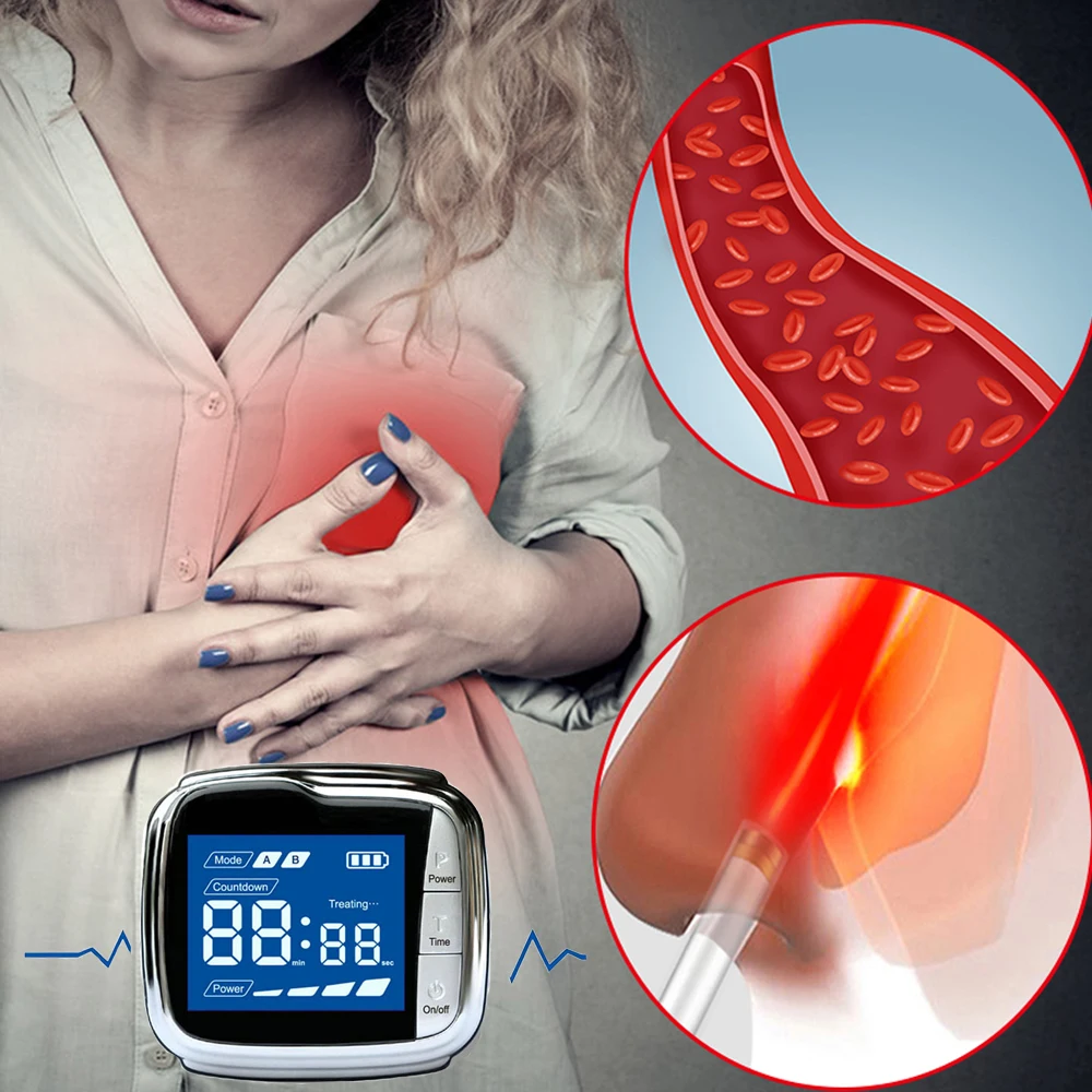 

Home wrist type laser watch Low frequency high blood pressure high blood fat high blood sugar diabetes therapy