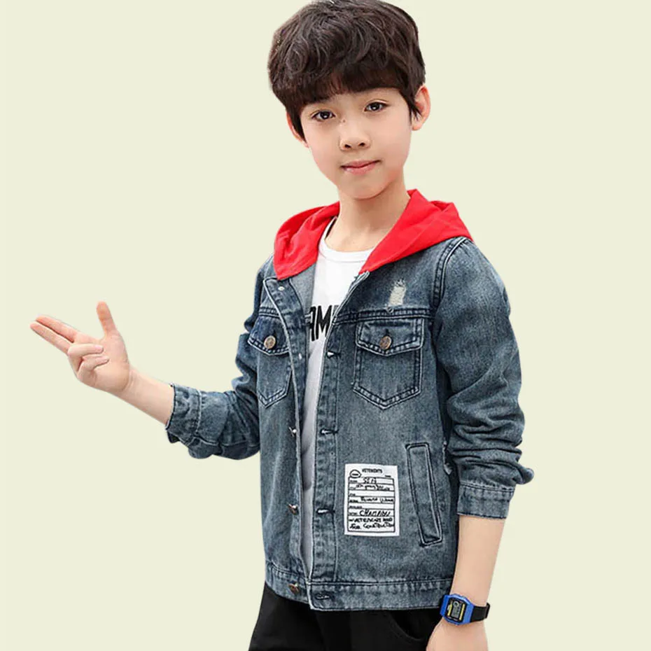 Jacket For Boy Letter Casual Boys Jackets With Zippers Mandarin Collar Outerwear For Children Autumn Casual Kids Clothes Boys