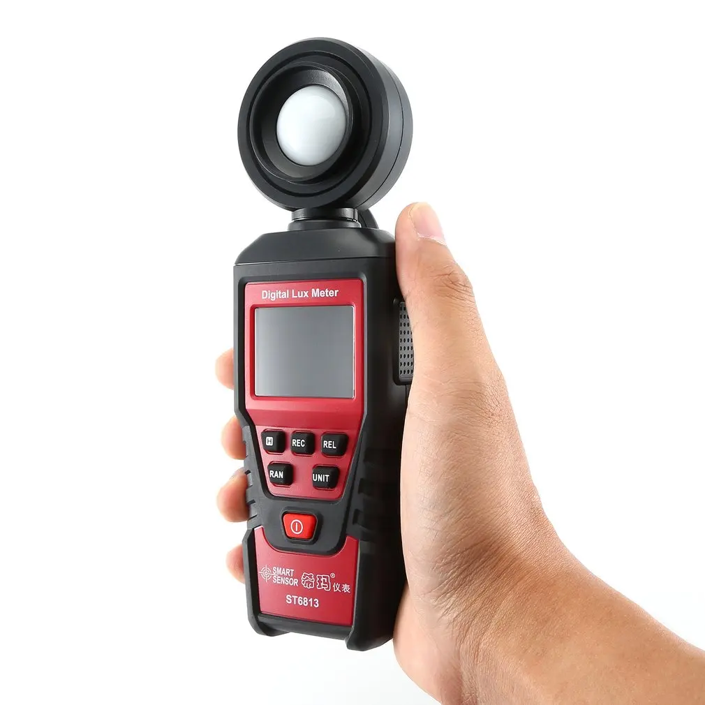 

Luxmeter Digital Light Meter Lux Meter Photometer uv Meter UV Radiometer LCD Luxmeter Handheld Illuminometer Photometer ST6813