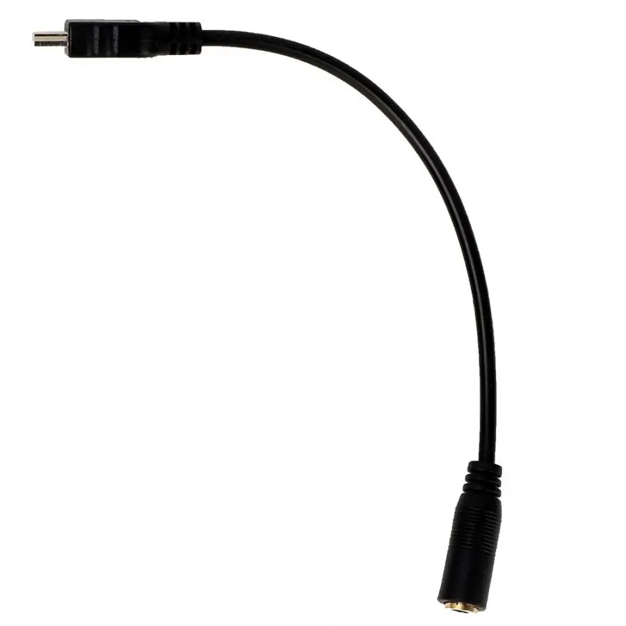 Мини USB к 3 5 мм трехполюсный аудио разъем адаптер для микрофона Кабель-адаптер