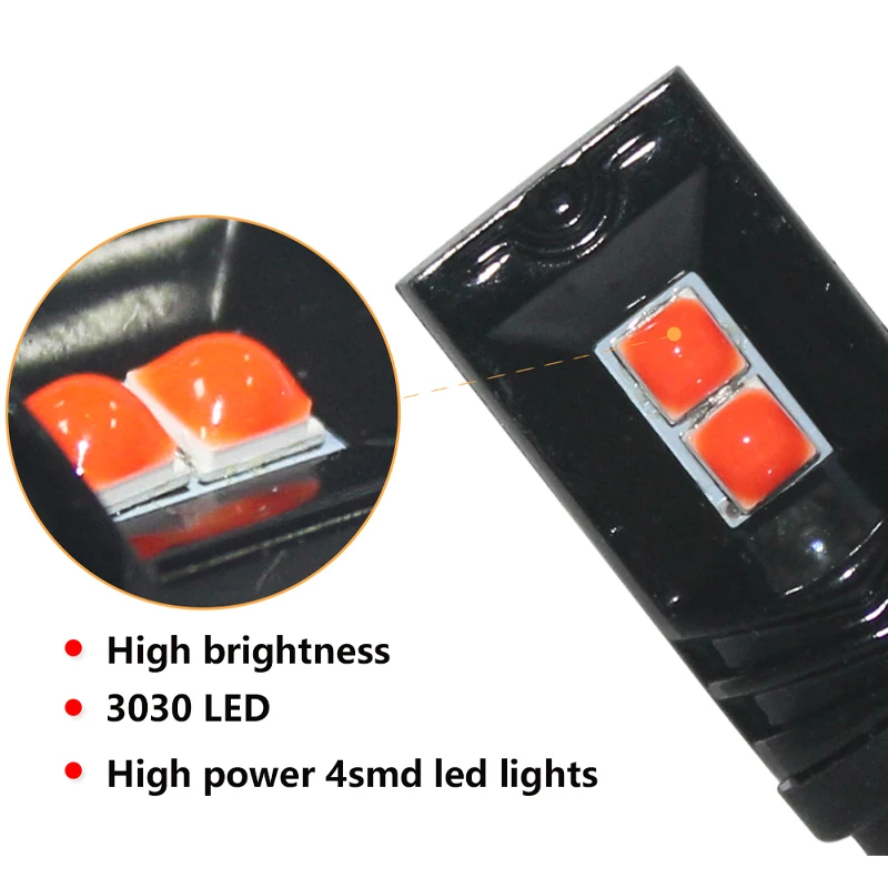 1 шт. T10 W5W CANBUS 194 501 led 3030 4SMD автомобильное Внутреннее освещение подсветка приборов