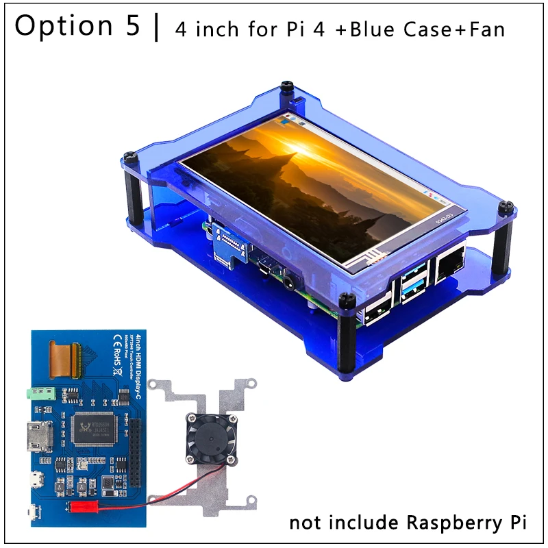 Écran tactile LCD rétro4.2 pour Raspberry Pi 4, 4 pouces, 3.5