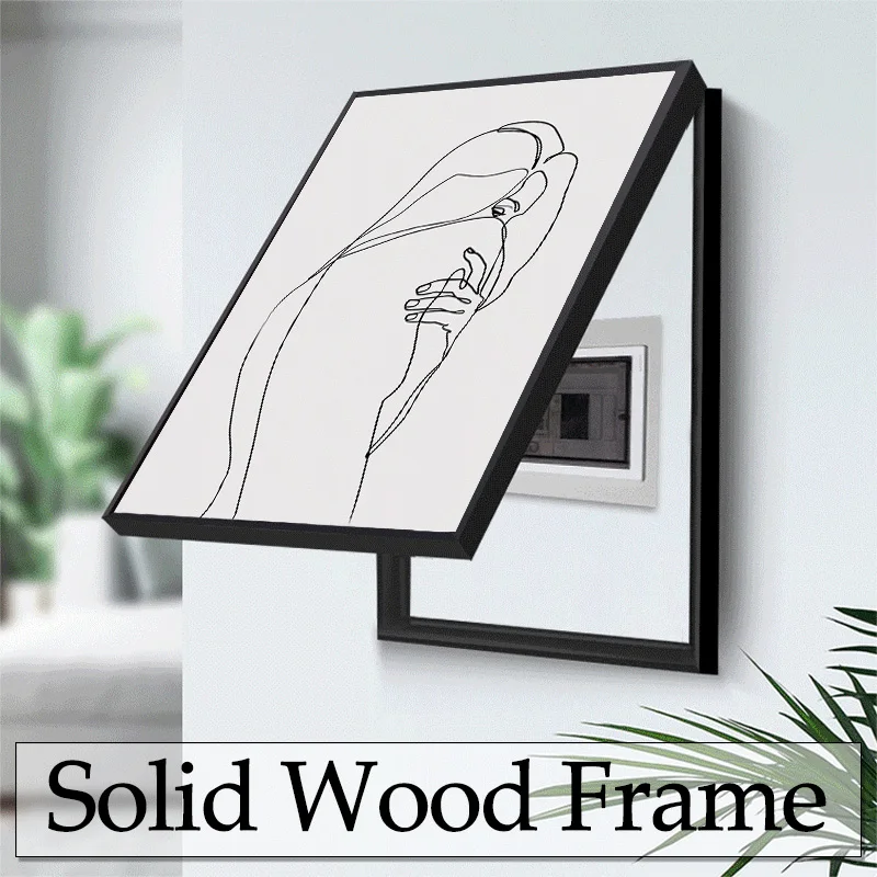 Электрическая коробка с измерителем абстрактные картины плакаты печатные на