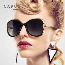CAPONI, женские солнцезащитные очки большого размера, Новое поступление, роскошные брендовые дизайнерские поляризованные солнцезащитные очки, высокое качество, женские очки CP7236