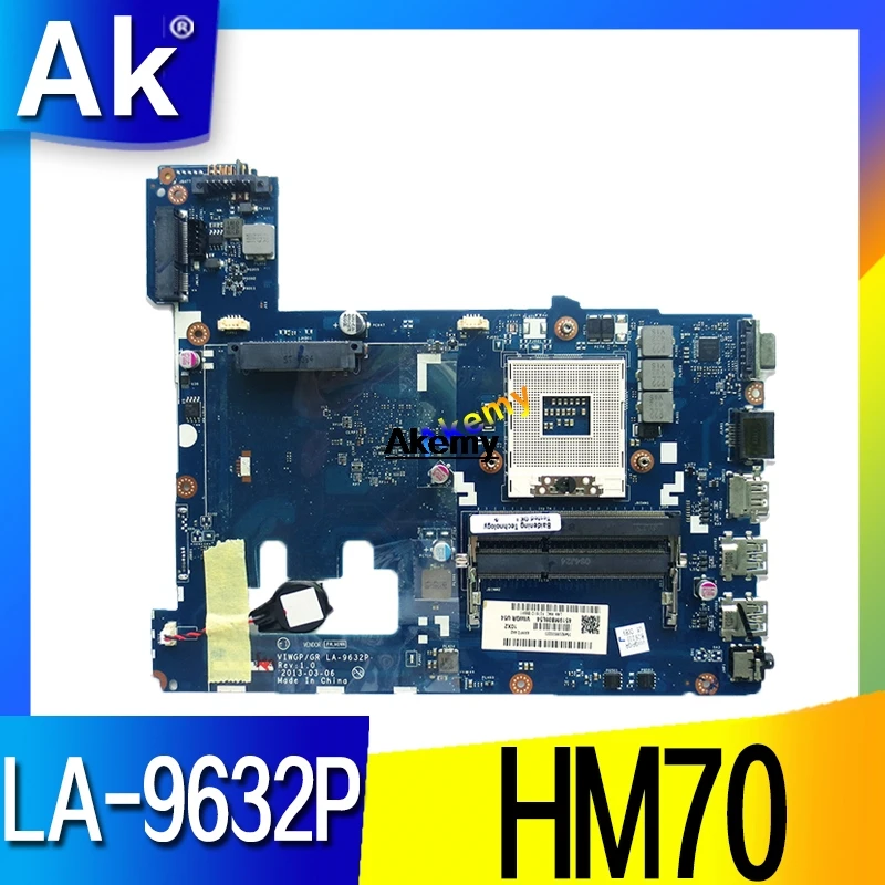 VIWGP/GR LA-9632P материнская плата для ноутбука For Lenovo G500 la-9632p HM70 DDR3 тестовая |