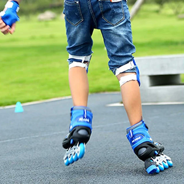 Tênis De Patins De Velocidade Com Rodas Leves, Em Linha, Para Crianças -  Sapatos De Skate - AliExpress