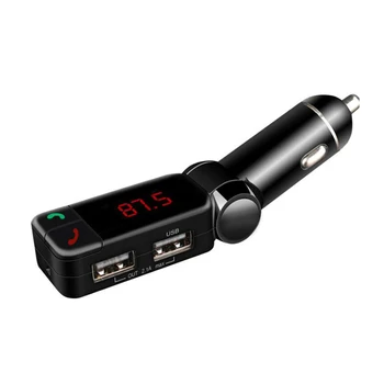 

Bluetooth FM Transmitter Wireless MP3 Player Car Kit Dual USB Charger for Universal Phones