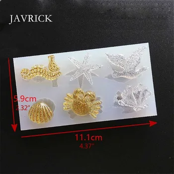 

Ocean Shell Crab Boat Planet Moon Star Pendant Resin Silicone Mold Craft Tool DIY Pendant Accessories Jewelry Making Tool