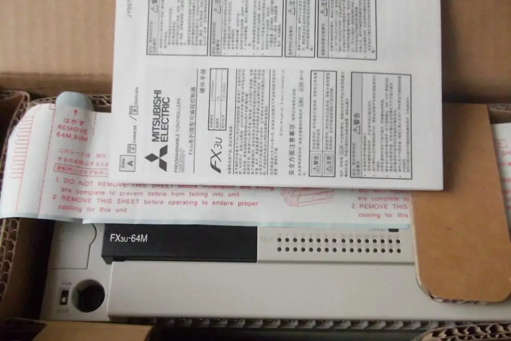 Программируемый контроллер PLC FX3U-64MT/ES-A