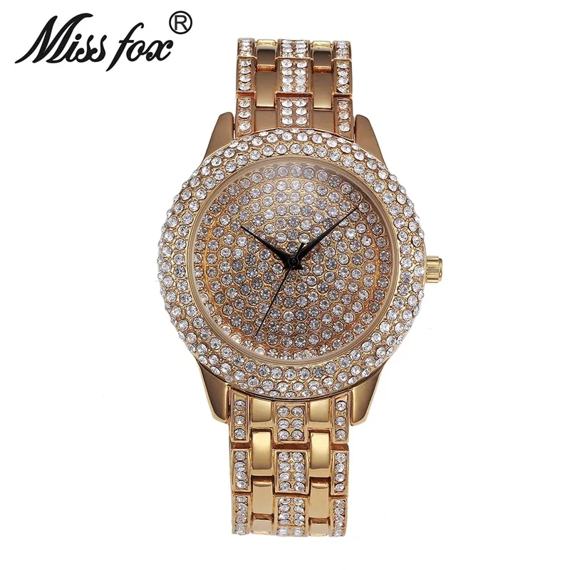 

M When Quartz Watch Alloy Casual Diamond Set WOMEN'S Watch Quartz Watch