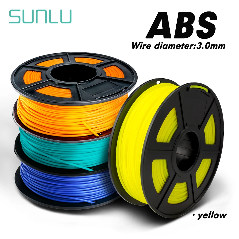 26 цветов ABS 3d принтер нить сублимации пустая ABS нить 3,00 мм 1 кг с катушкой для 3d принтера промышленный материал