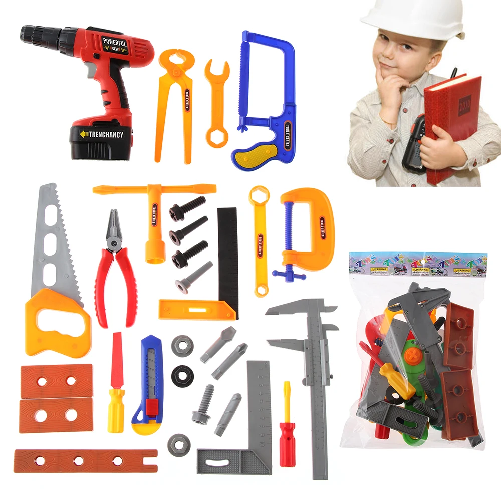 Junior Repair Tools Set Baby Kids Boy Toys Builder Craftsman Pretend