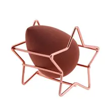 Модный косметический держатель спонжа для макияжа Подставка для губки держатель кронштейн пуховка для макияжа поддержка макияжа Органайзер Звезда Форма