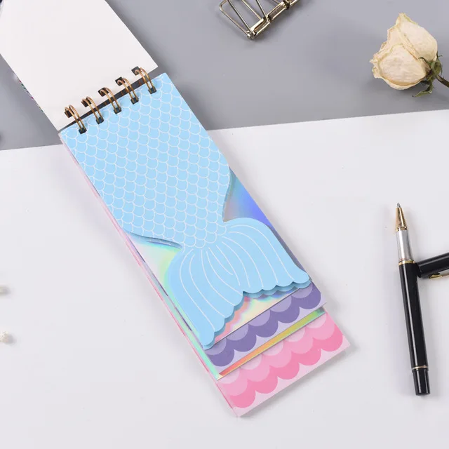 Sharkbang Creative Fish Sequin Coil Notebook And Journals Planner Agenda Sketchbook Bling Notepads Gift Kawaii Stationery