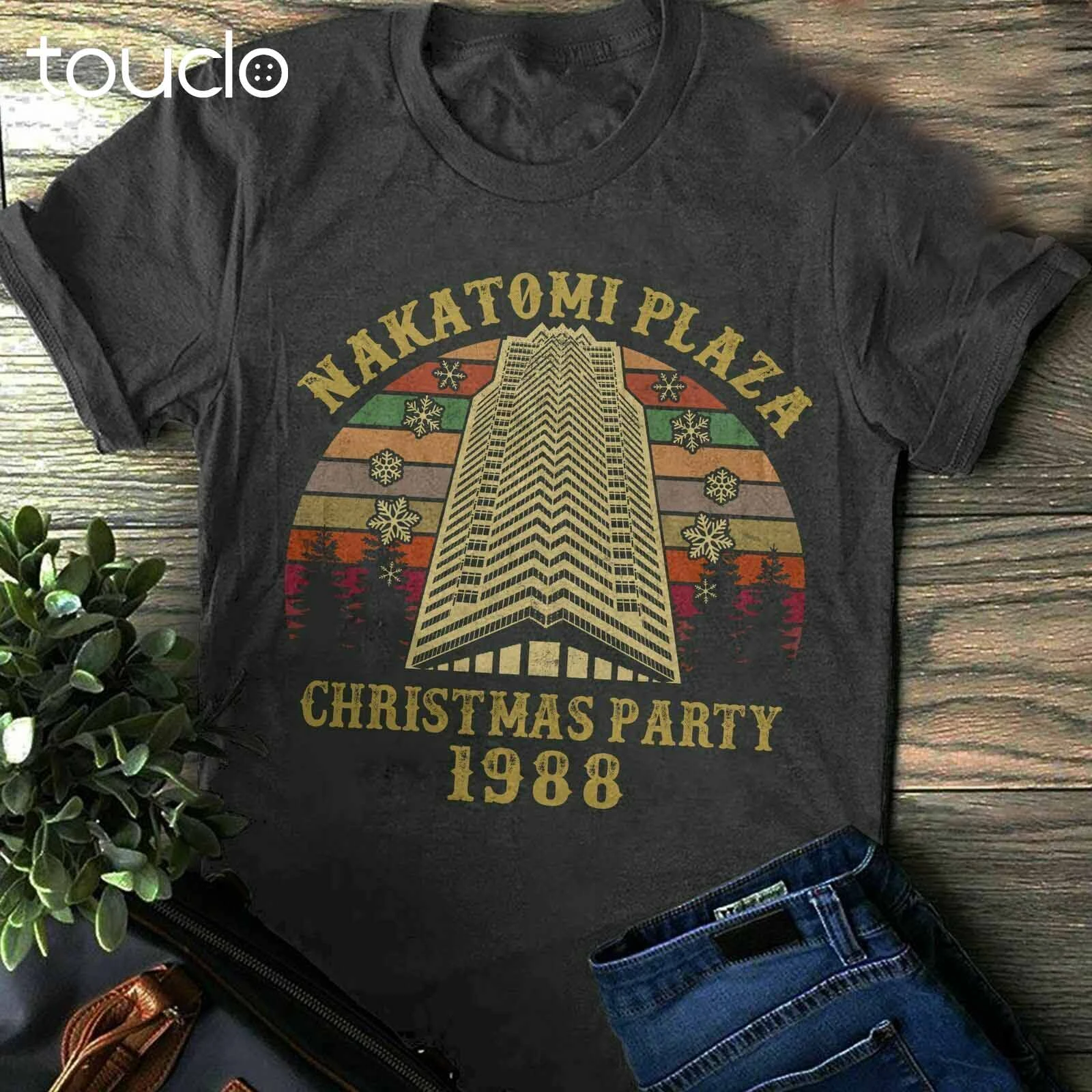 Nakatomi plaza christmas t shirt Clearance