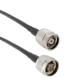 

RP TNC Male (inner hole) to N Type Male RG58 Extension Cable N Plug to RP-TNC Plug Adapter WiFi Antenna Cable 1-20M