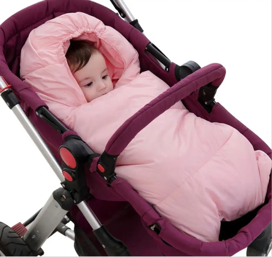 stye1pink Конверт новорожденного из хлопка, теплый спальный мешок для ребенка, спальный мешок для новорожденных 0-36 месяцев, детский спальный мешок - Цвет: stye1pink