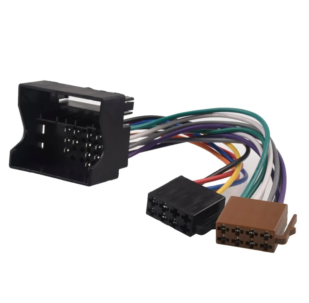 ISO Adapter/Adapterkabel/Stecker für BMW MINI Auto Radio Rundpin 