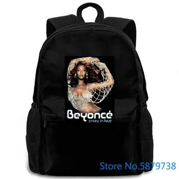 

Beyonce Crazy In Love Ladies Tour Black Large New Official NOS Male Harajuku Fitness Brand women men backpack laptop travel