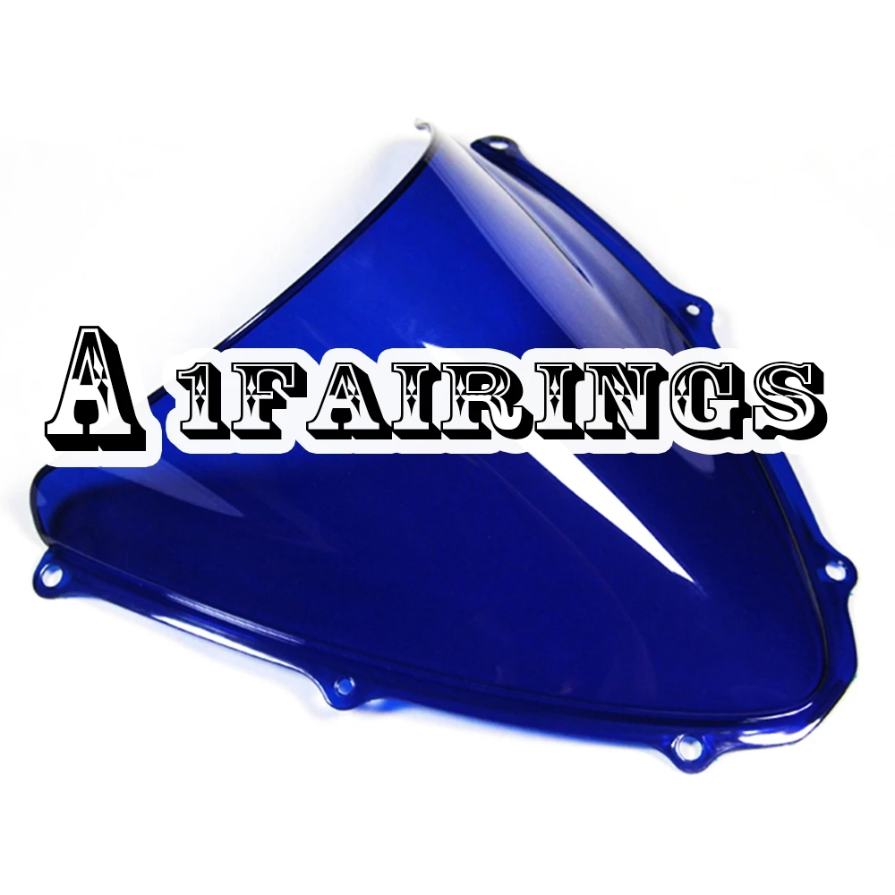 Пластик ABS Мотоциклы ветровое стекло для Suzuki GSXR600 GSXR750 K6 2006 2007 06 07 двойной пузырь Sportbike ветровые стекла