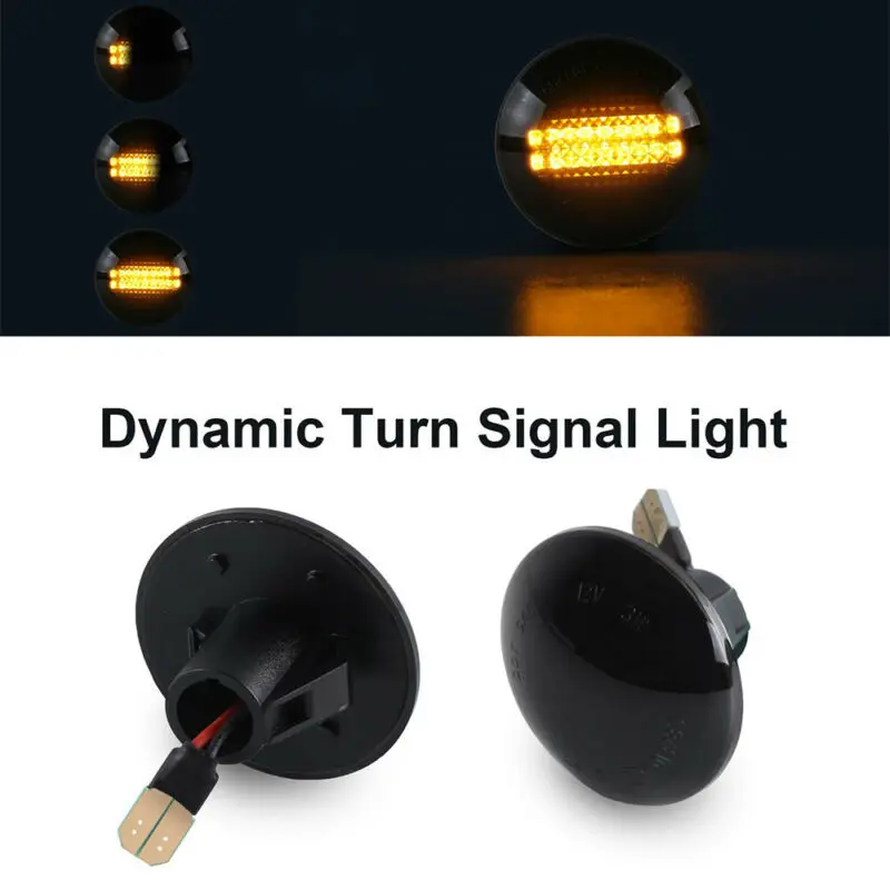 Пластиковый светодиодный фонарь 2835 SMD для Land Rover L322 2002-2012 Авто Янтарный боковой маркер