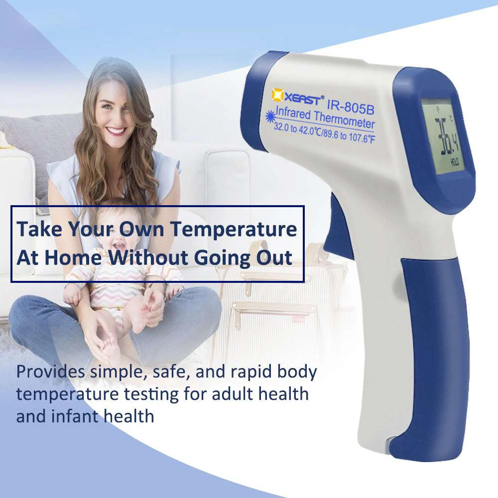 

In Stock Newest Baby/Adult Digital Termomete Infrared Forehead Body Thermometer Gun Non-contact Temperature Measurement Device