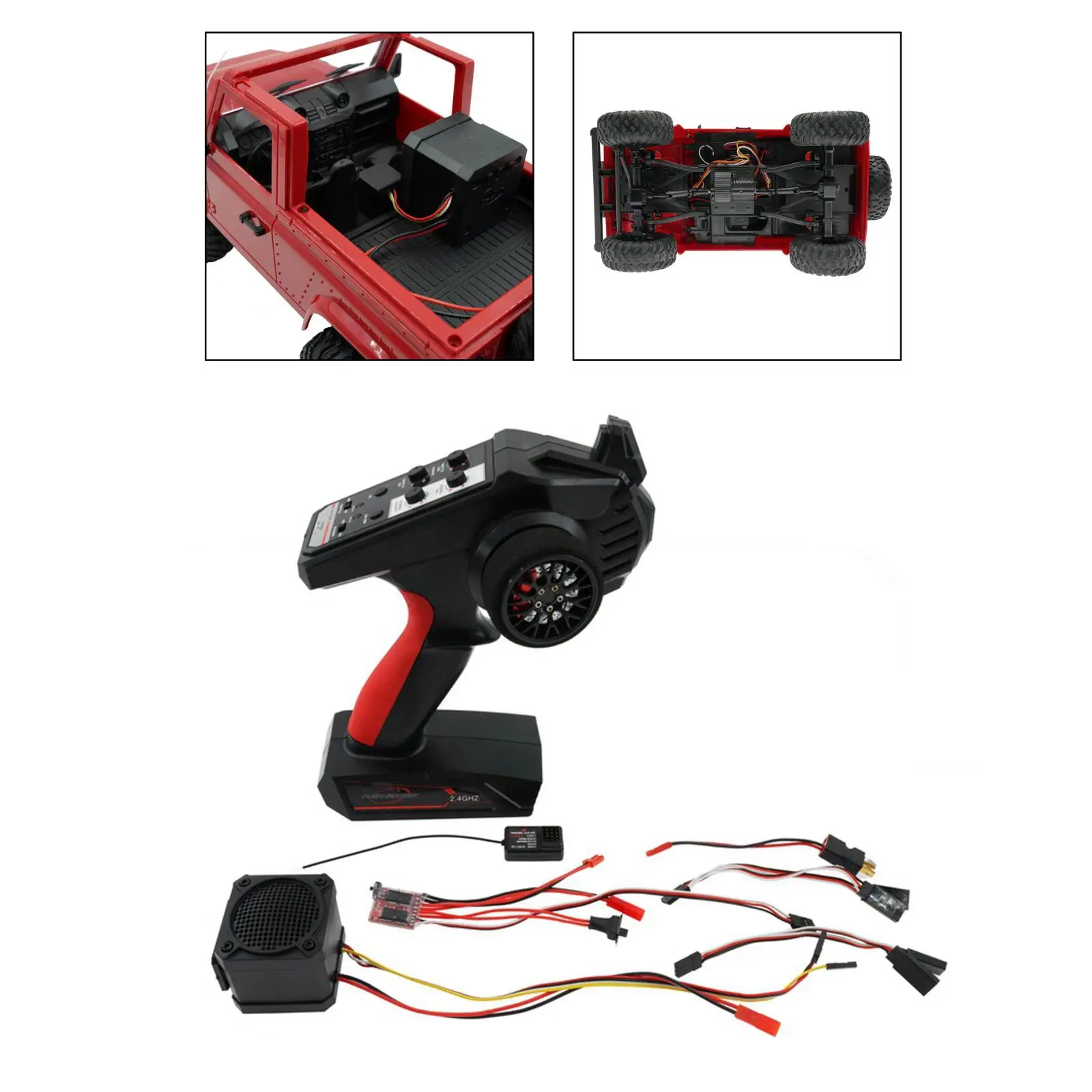 RC Car Engine Sound Simulated Module Set Simulator w/Remote controller for 1/5 1//8 1/10 1/16 RC Model for WPL B14 B14K B24 B24K