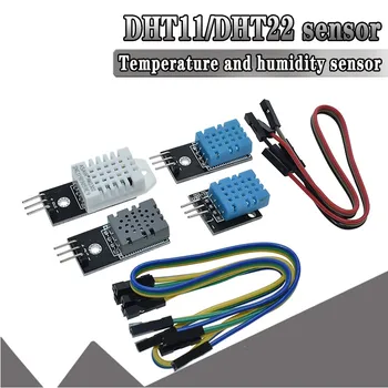 

AEAK 1PCS DHT11 DHT22 DHT-11 DHT-22 AM2320 MW33 Digital Temperature and Humidity Temperature sensor with Cable for Arduino