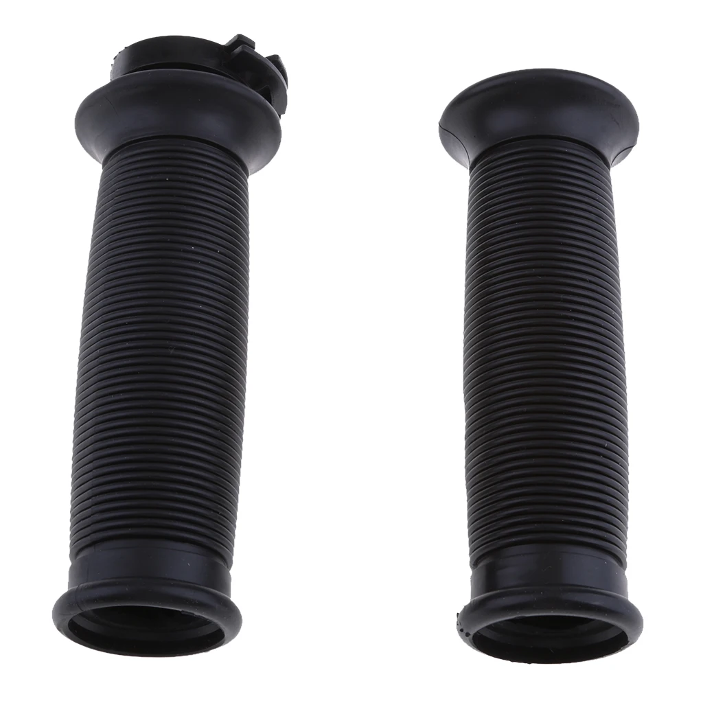 Motorbike Motocross Black Rubber Handlebar Grips 7/8